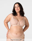 Flawless Full Cup Plunge Nursing Bra - Cashmere