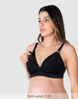 Ambition T-Shirt Nursing Bra - Black