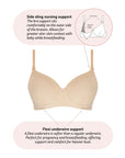 Forever Yours T-Shirt Nursing Bra - Frappe