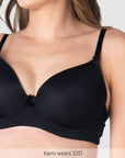 Forever Yours T-Shirt Nursing Bra - Black