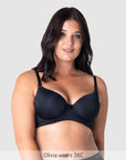 Forever Yours T-Shirt Nursing Bra - Black
