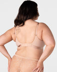 Flawless Full Cup Plunge Nursing Bra - Cashmere