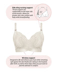 Warrior 2.0 FlexFit Nursing Bra - Ivory