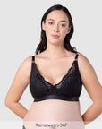 Warrior Plunge 2.0 Nursing Bra - Black