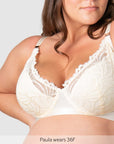 Warrior Plunge 2.0 Nursing Bra - Ivory
