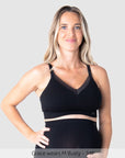 Caress FlexFit Nursing Bra - Black Busty