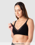 Caress FlexFit Nursing Bra - Black