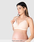 Ambition T-Shirt Nursing Bra - Shell