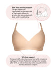 Embrace Leakproof Nursing Bra - Frappe