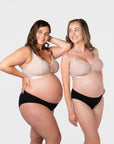 Flawless Full Cup Plunge Nursing Bra - Cashmere