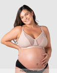 Flawless Full Cup Plunge Nursing Bra - Cashmere