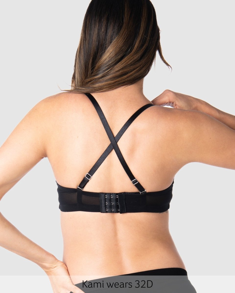 Forever Yours T-Shirt Nursing Bra - Black