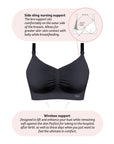 My Necessity FlexFit Nursing Bra - Black