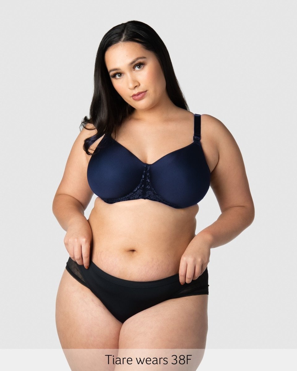 Obsession T-Shirt Nursing Bra - Navy