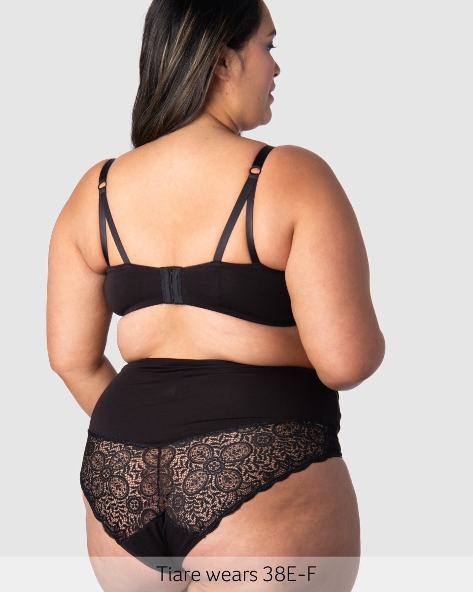 Soutien-gorge d'allaitement en bambou Serenity - Noir