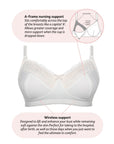 Show Off Full Cup Nursing Bra - Ivory
