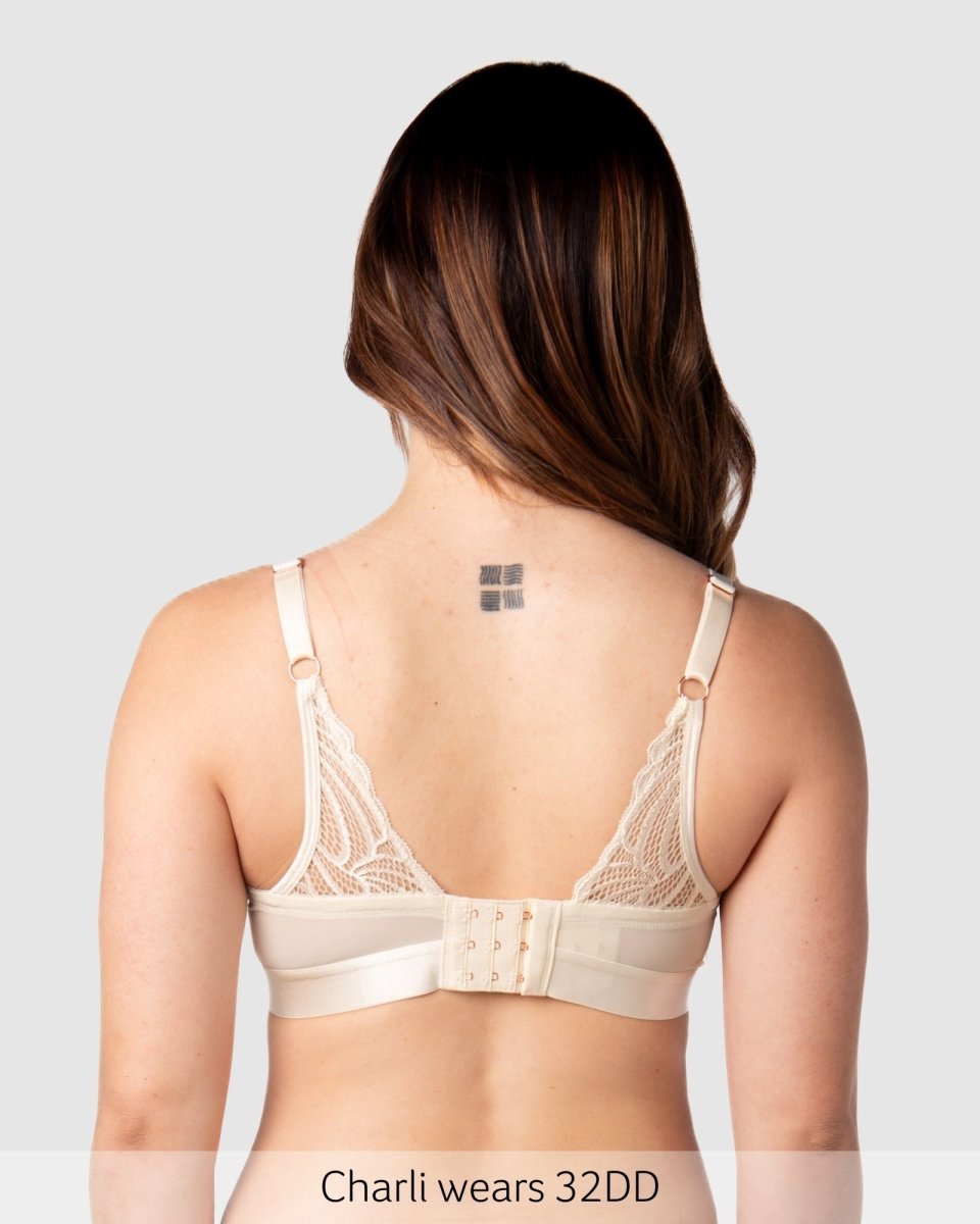 Warrior Plunge 2.0 Nursing Bra - Ivory