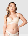 Warrior Plunge 2.0 Nursing Bra - Ivory