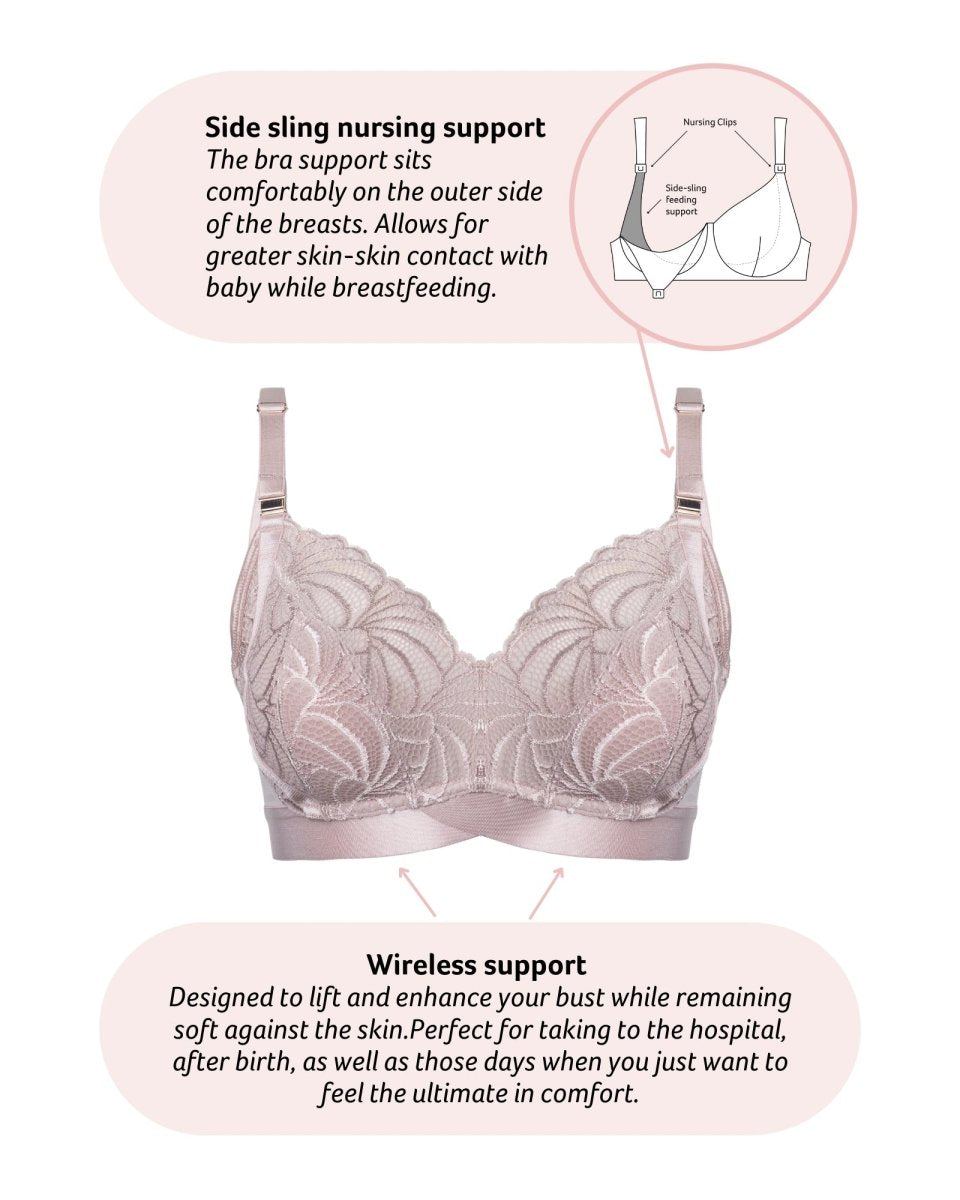 Warrior FlexFit Nursing Bra - Blush