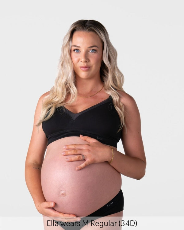 Caress FlexFit Nursing Bra - Black