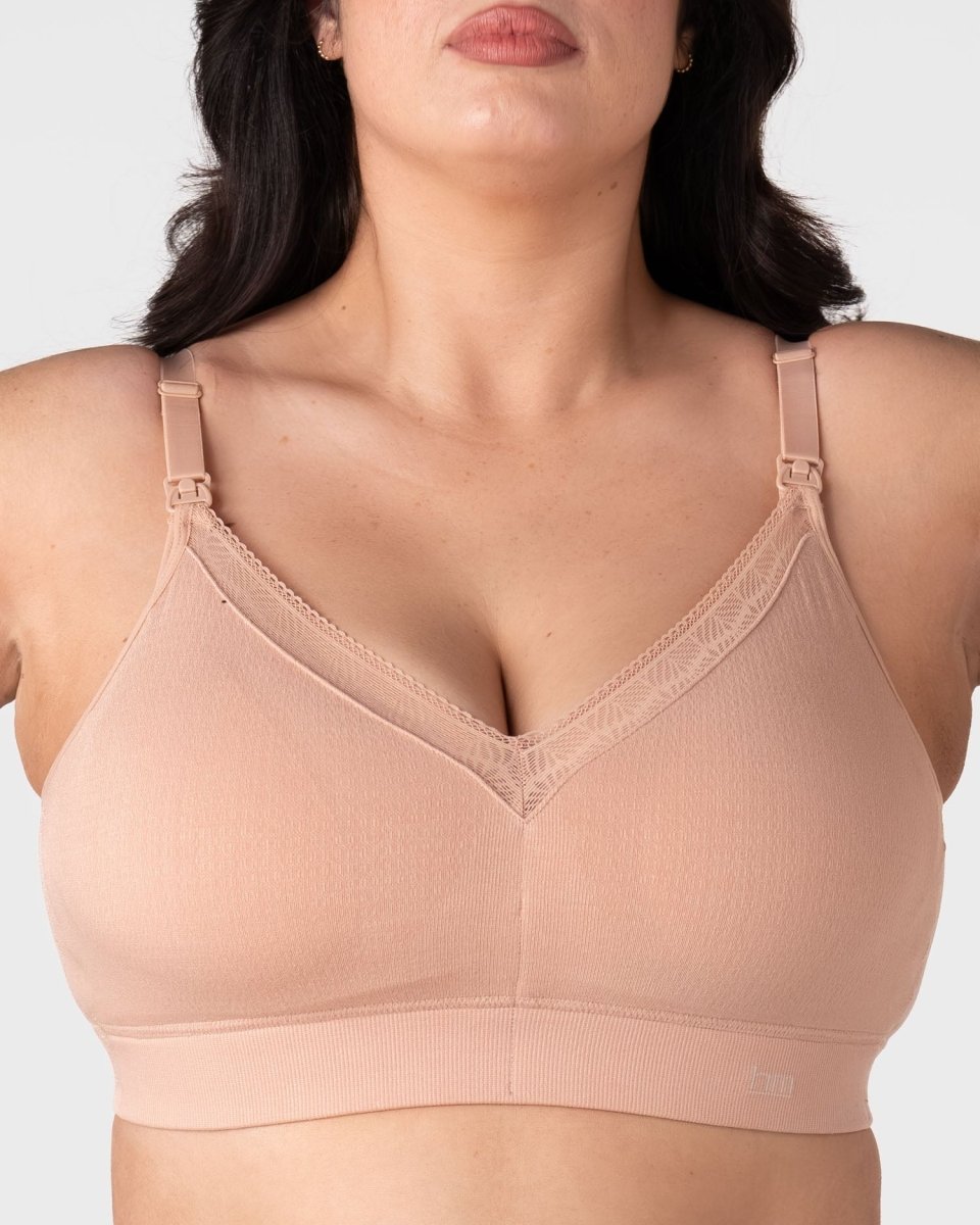 Caress FlexFit Nursing Bra - Cashmere Busty