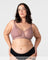 Flawless Full Cup Plunge Nursing Bra - Rose Dust