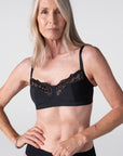 Luxe Wirefree Full Cup Bra - Black