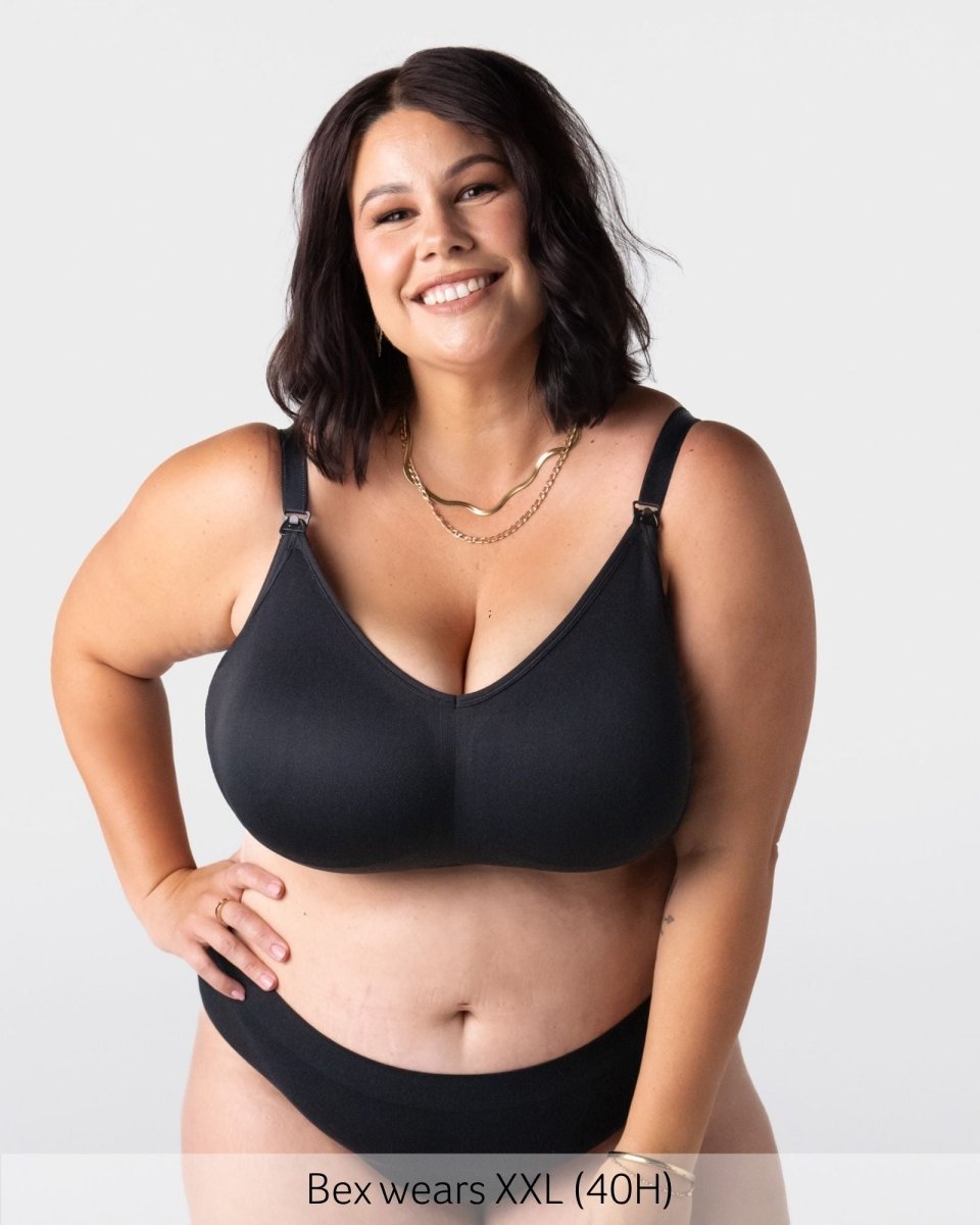 My Everyday FlexFit Nursing Bra - Black Busty