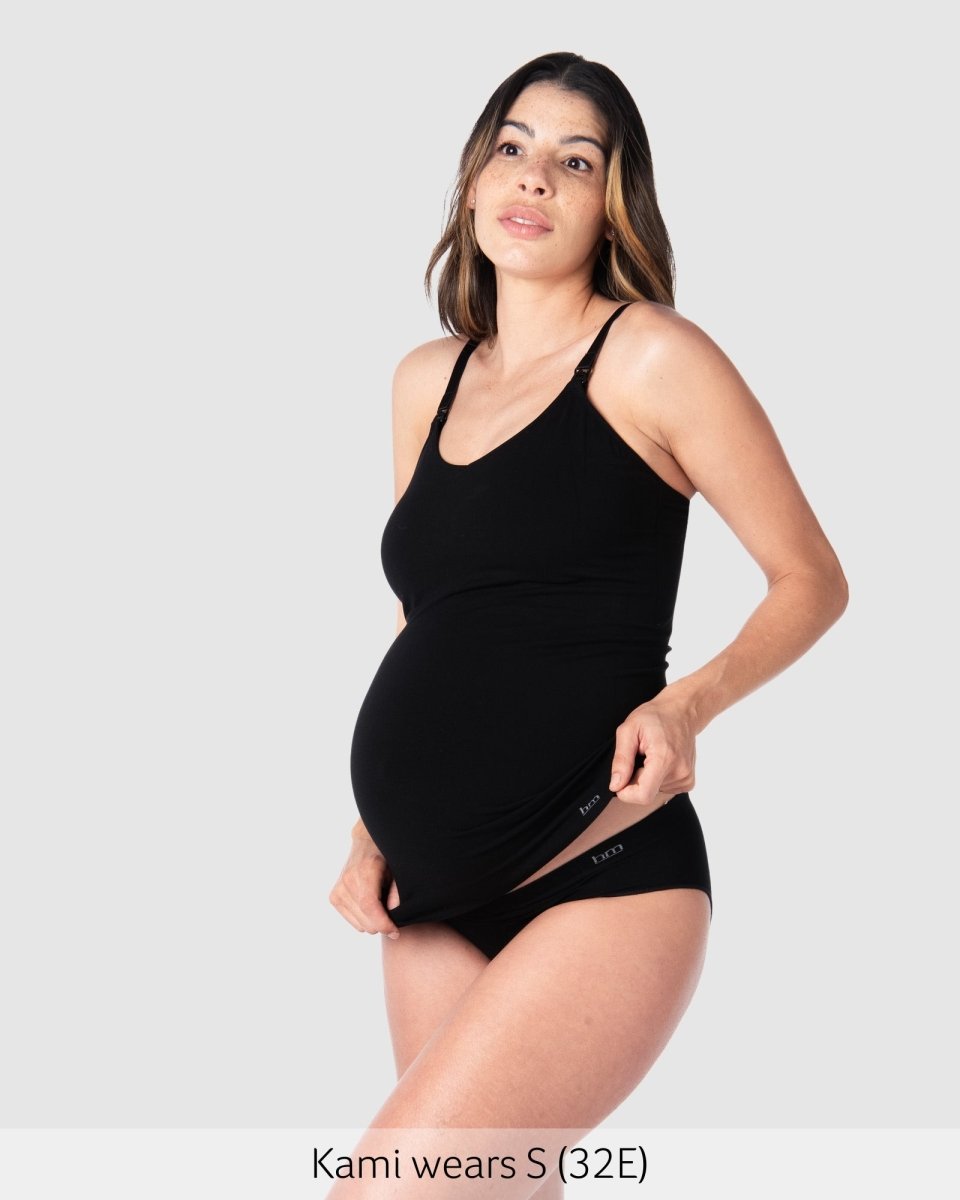 Débardeur d'allaitement Necessity FlexFit - Noir