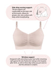 My Necessity FlexFit Nursing Bra - Ballet Pink Busty