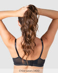 Show Off Full Cup Nursing Bra - Black