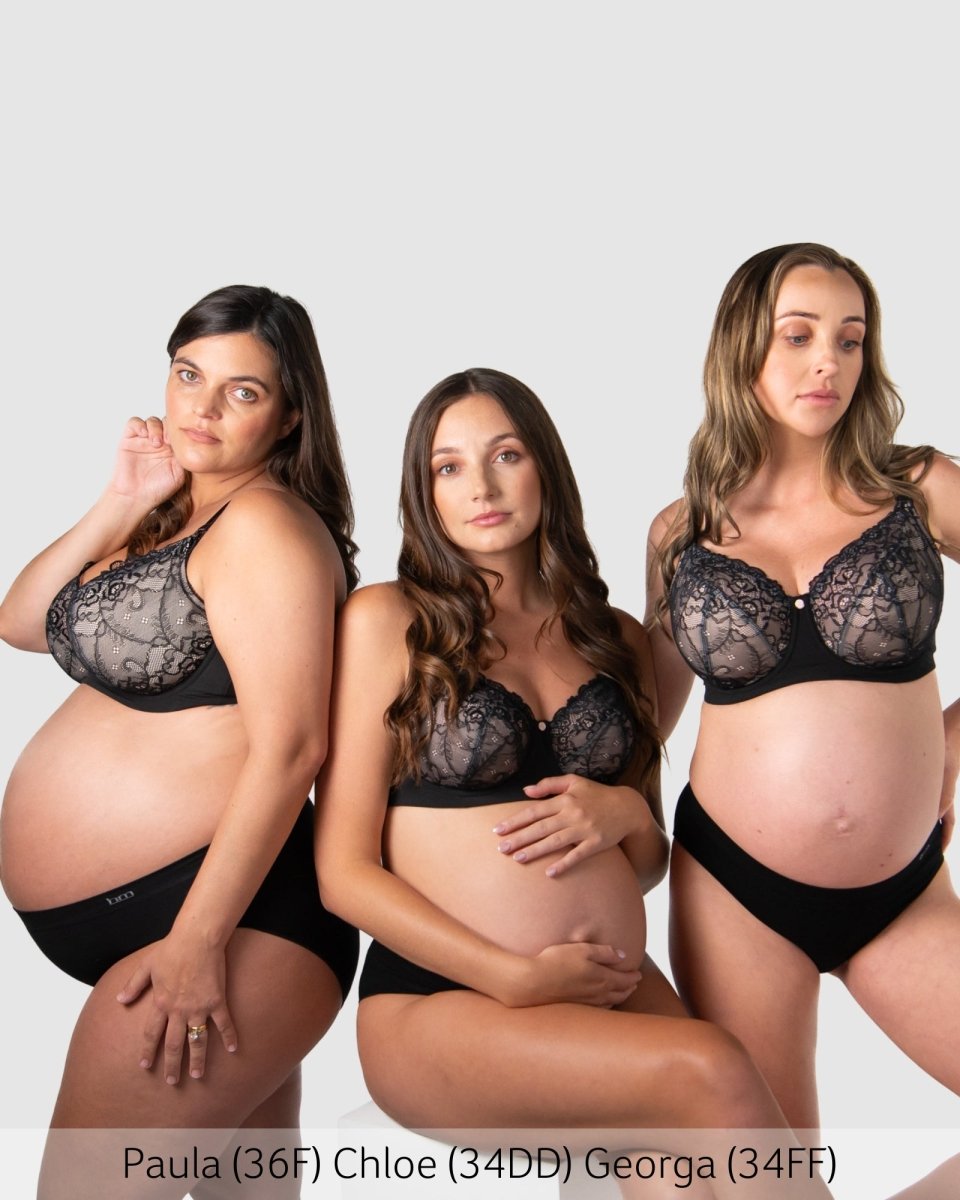 Temptation Full Cup Nursing Bra - Black