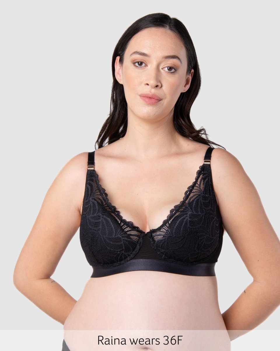 Warrior Plunge 2.0 Nursing Bra - Black