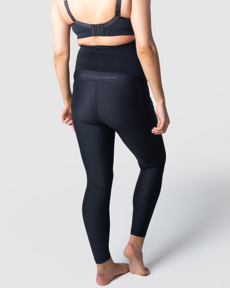 Focus Black Maternity Sports Leggings - Hotmilk Lingerie