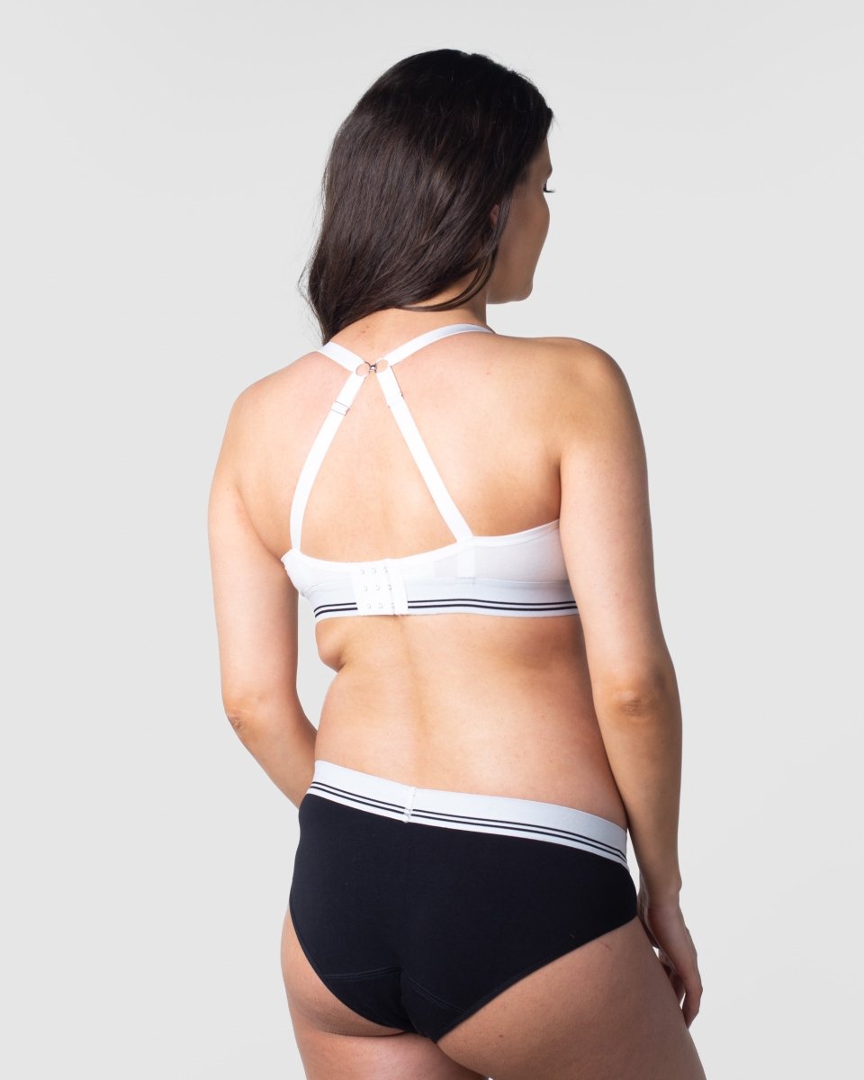 Icon Cotton T-shirt Nursing Bra - White - Hotmilk Lingerie