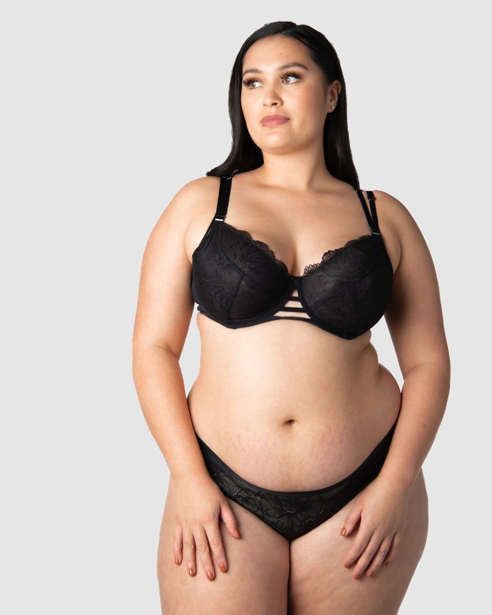 True Luxe Bikini Brief - Black - Hotmilk Lingerie